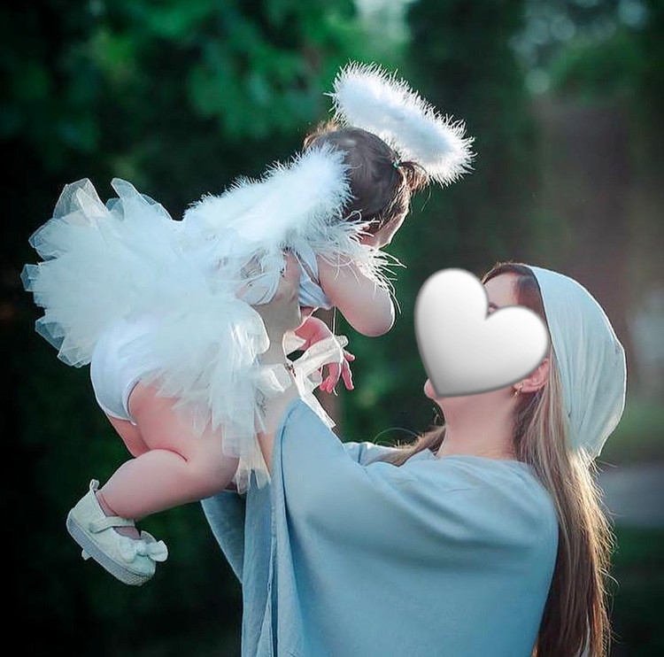 بادی دامن دخترانه مدل فرشته مناسب تولد و دندونی