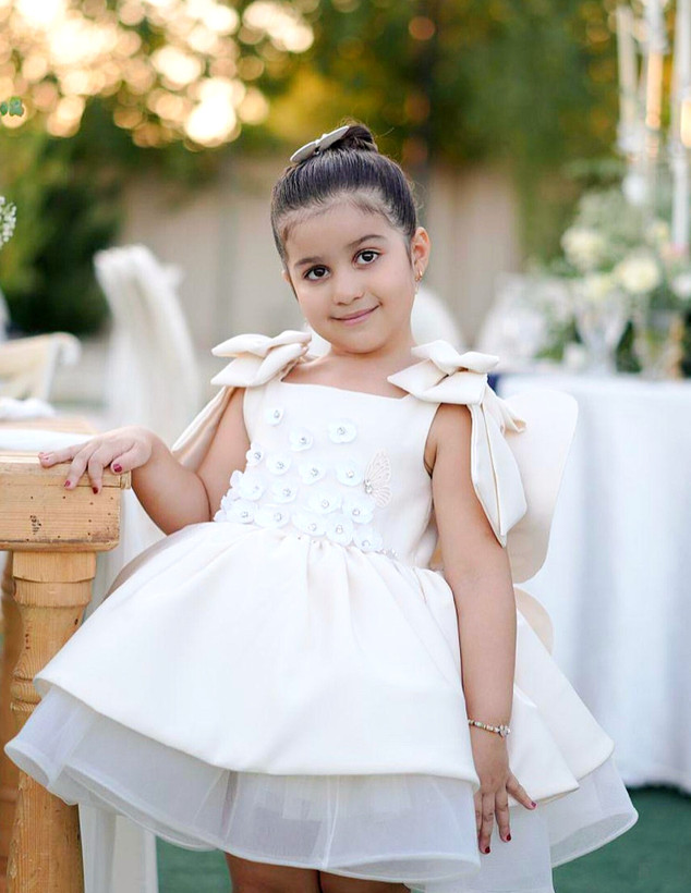 پیراهن مجلسی دخترانه بال پروانه